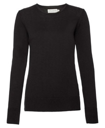 Russell Collection Women's crew neck knitted pullover