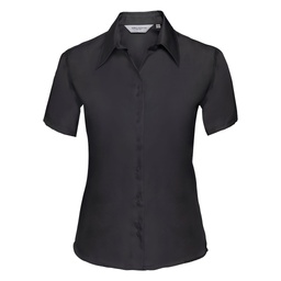 Russell Collection Women's short sleeve ultimate non-iron shirt