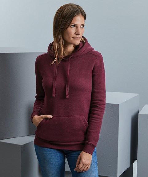 Russell Europe Women's authentic melange hooded sweatshirt