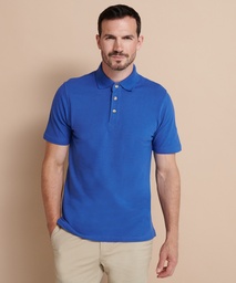 Henbury Classic cotton piquÃ© polo with stand-up collar