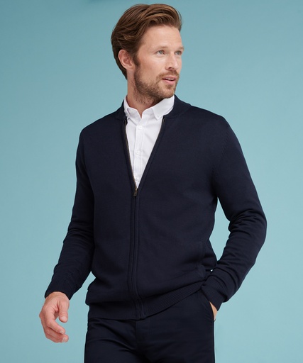 Henbury Unisex zip-through cardigan