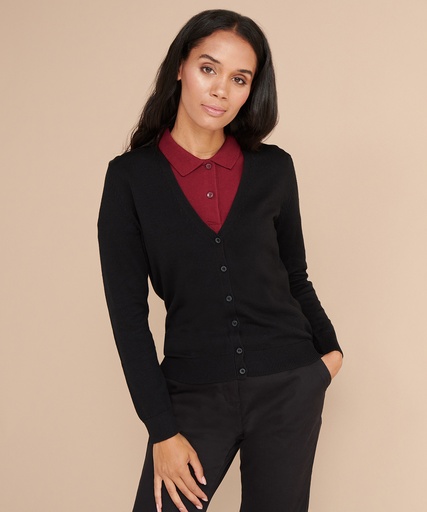 Henbury Women's v-neck cardigan