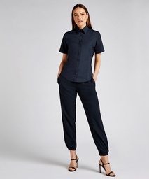 Kustom Kit Business blouse short-sleeved (tailored fit)