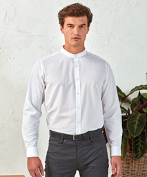 Premier Banded collar grandad long sleeve shirt
