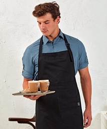 [PR112] Premier Cotton bib apron, organic and Fairtrade certified