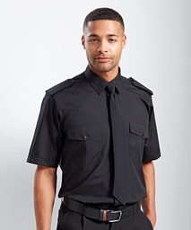Premier Men's Short sleeve pilot shirt