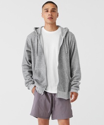 Bella Canvas Unisex sueded fleece full-zip hoodie