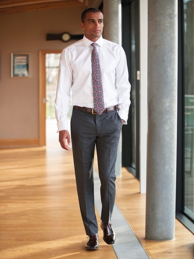 Brook Taverner Cassino Slim Fit Trousers (Check)