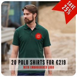 [PRO_POLO_DEAL] 20 ProRTX Polo Shirts with logo for €219