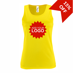 SOL'S Sporty Women's Performance Tank Top Printed with Your Logo