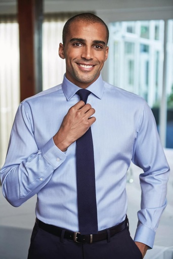 Brook Taverner Palermo Slim Fit Single Cuff Men's Shirt