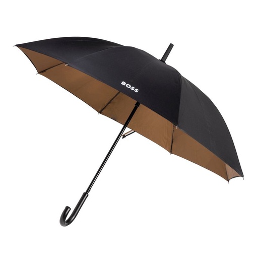 [HUN321A] HUGO BOSS Iconic Black City Umbrella