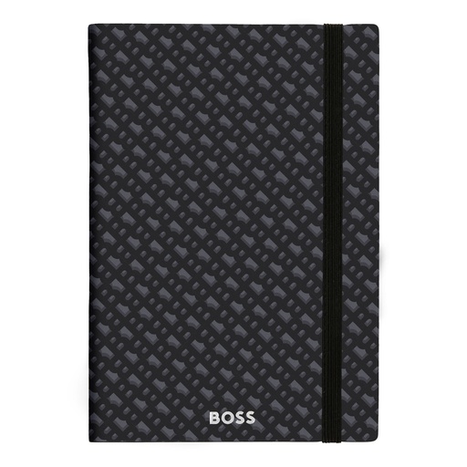 HUGO BOSS Monogram A5 Lined Notebook