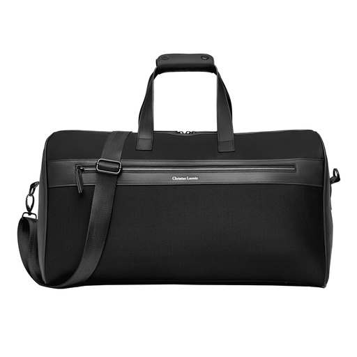 [LTB420A] Christian Lacroix Whiteline Black Travel Bag