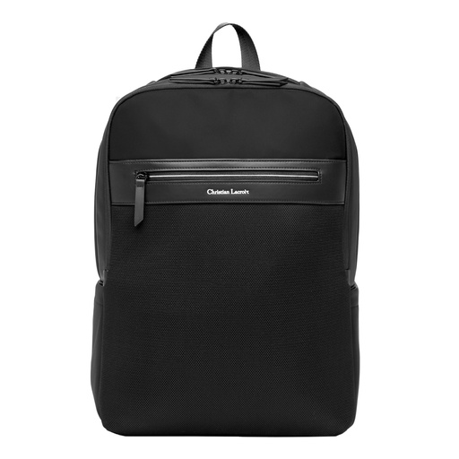 [LTP420A] Christian Lacroix Whiteline Black Backpack