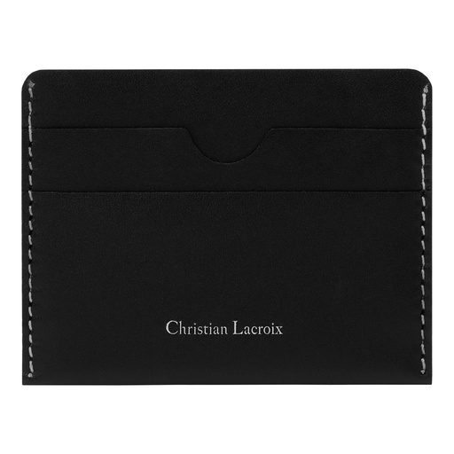 [LLC314A] Christian Lacroix Alter Black Card Holder