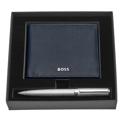 HUGO BOSS Ballpoint Pen & Wallet Set