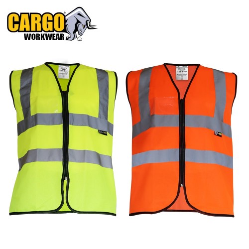 Cargo Hi-Vis Vest With Zip Fastening And ID Pocket 1608
