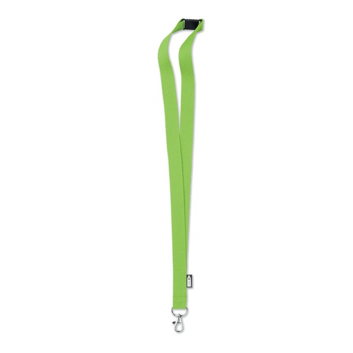 LANY RPET Lanyard with metal hook and safety breakaway