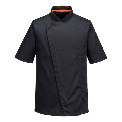 C739 - Chef's Mesh Air Pro Asymmetrical Jacket S/S
